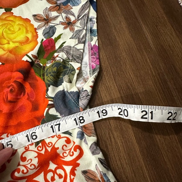 Johnny Was Tango Tunic Top Relaxed Fit Dolman Sleeve Tee Floral Boho Colorful S - Picture 6 of 6